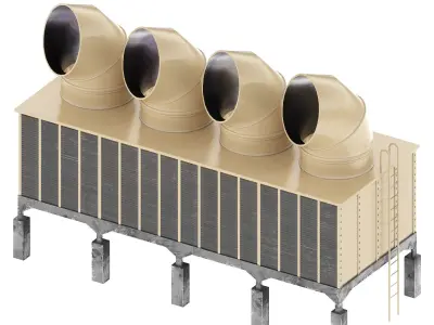 Rooftop Unit 3D model buy