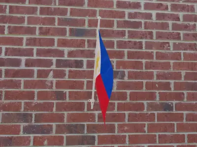Flag of Philippines 3D model