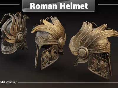 Roman Helmet 3D model purchase