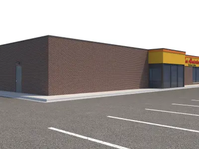 Retail-193 Retail Store 3D model