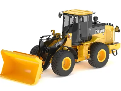 John Deere 644K Loader With WL-SDB Bucket 3D model
