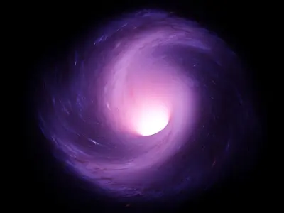 Wormhole Galaxy 3D model