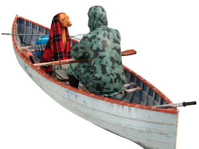 Goofy wheres the duck 3D model