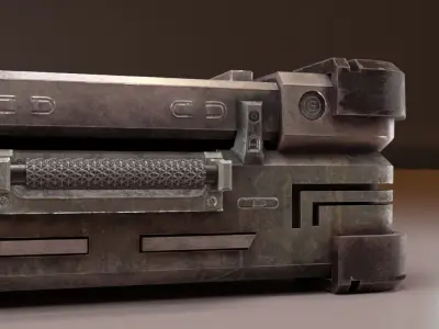 Box with weapons WOT Low-poly 3D model