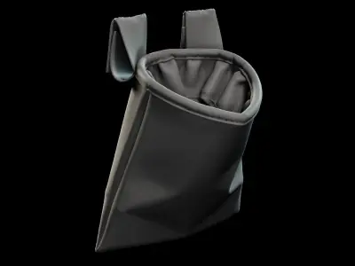 Marvelous Designer Empty Mags Pouch 3D model