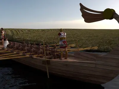 Rome Boat 3D model