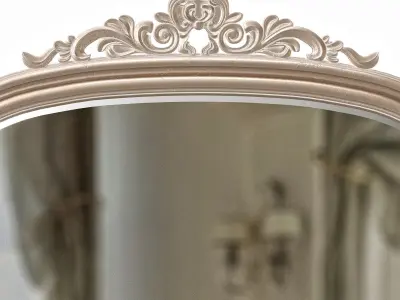 selectmirrors dayton overmantel mirror 3D model