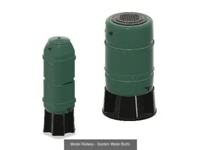 Model Railway - Items commonly found around stations 3D Model Pack