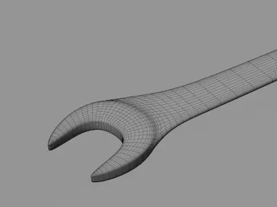 Combination Spanner 3D model