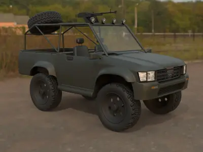 hilux truck 3D model