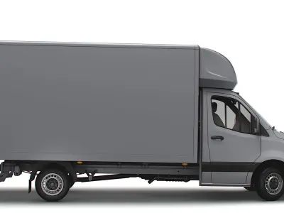 Mercedes Benz Sprinter Luton 2023 3D model