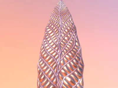 Charnia 3D model