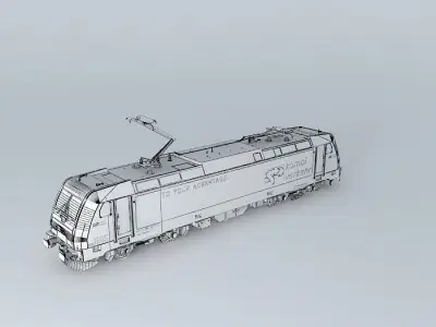 Bombardier - TRAXX F140 AC2 / Kombi Verkehr livery Free 3D model