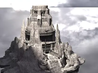 Dark ocean port oracle  3D model