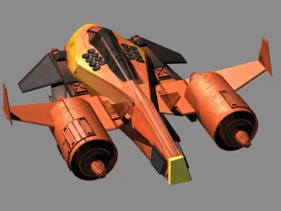 Attack Bomber 3D model