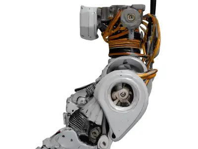 Damaged Robot Hand 3D Model 3D model