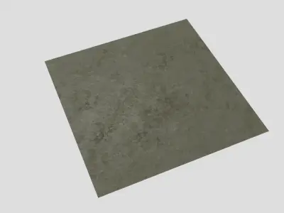 Low Poly Vintage Modular Morgue With PBR Materials Low-poly 3D model