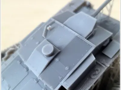 Sturmgeschutz StuG III Schwade flamethrower Flamm - miniatures t 3D print model