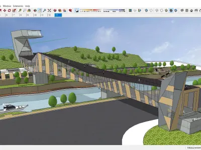 Sketchup Bridge C1 Free 3D model