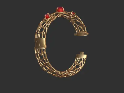 Ruby Bracelet 3D model