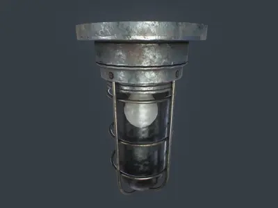 Bunker Light v2 Low-poly 3D model