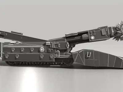 Continuous Miner 3D model