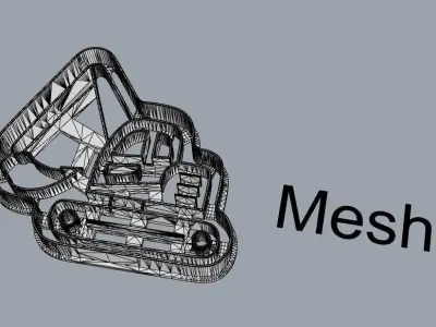Excavator cookie cutter 3D print model