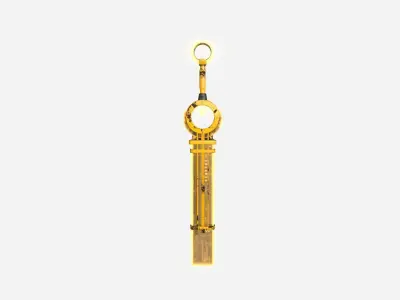 SciFi Sword A12 Yellow - Character Design Fashion Low-poly 3D model