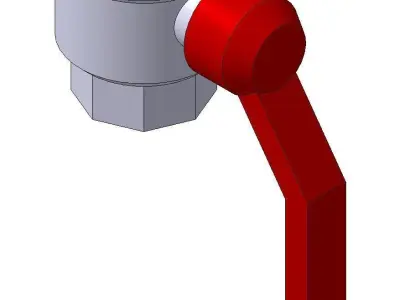 Ball Valve Bugatti 300 series quarter inch 3D model