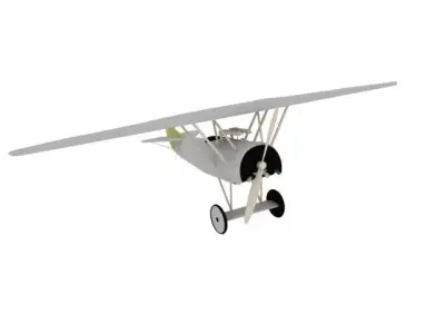 AIRCRAFT FOKERD7 3D model