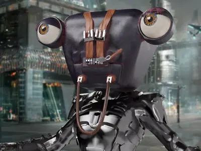 monster bag 3D model