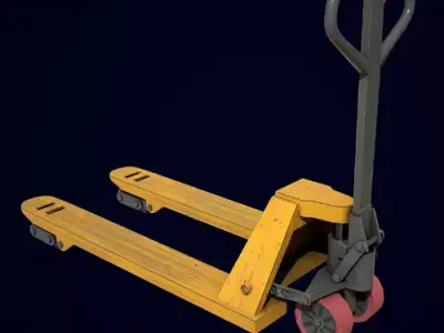 Hand Pallet Truck Low-poly 3D model
