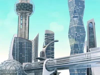 Future City 2 3D model purchase