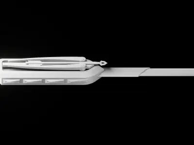 Hidden Blade and Bow 3D model