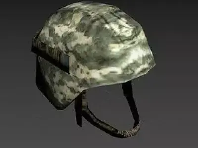 soldier camouflage helmet Free 3D model