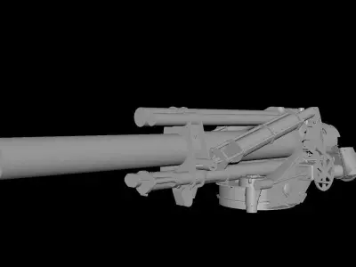 M41 HMC Turret Low-poly 3D model