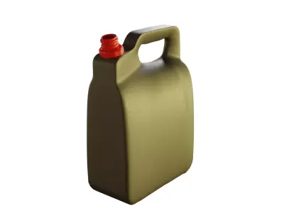 Fuel Canister Low-poly 3D model purchase
