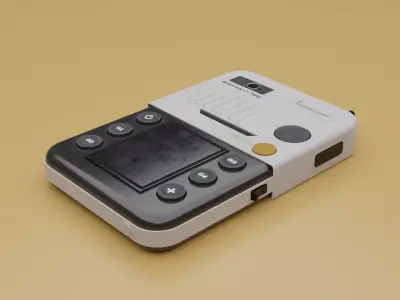 Sci Fi Detector 3D Gameasset  Low-poly 3D model