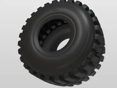 Construction Vehicle Tires 3D model