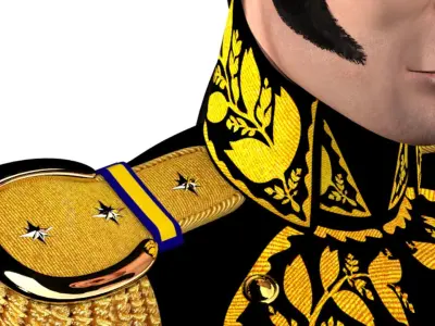 Simon Bolivar 3D model