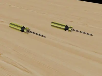 screwdriver 3D model
