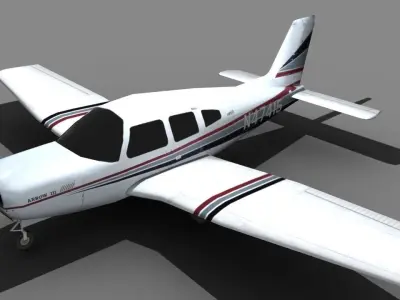 Piper Arrow Low-poly 3D model