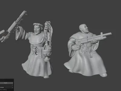 Imperial Priest 3D print model