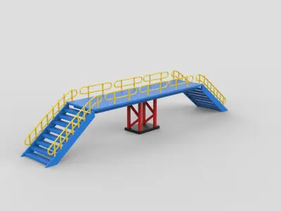  Industrial Terrain Range 3D model