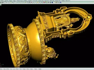 Diya stl file 3D print model