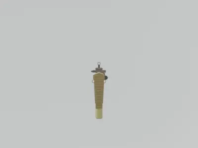 HK417 low poly ar - rifle Low-poly 3D model