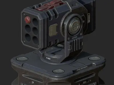 Rocket Launcher - Missile Launcher 3D model