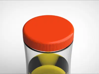 protein shaker 3D model