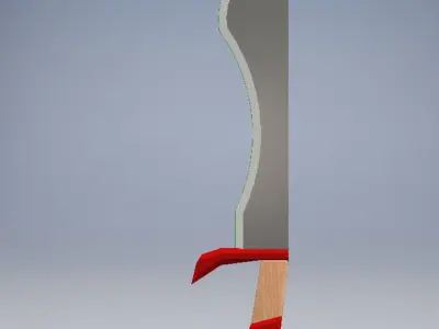 Sword of Clarity Low-poly 3D model