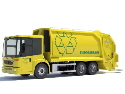 Mercedes Econic Garbage Truck 3D model
